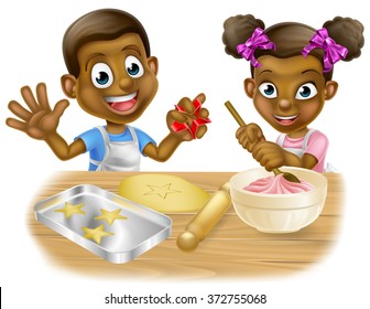 12,015 Cartoon kids baking Images, Stock Photos & Vectors | Shutterstock