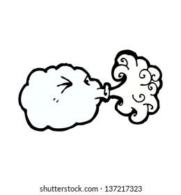 Cartoon Blowing Cloud Stock Illustration 137217323 | Shutterstock