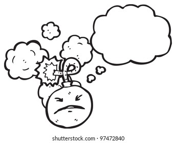 cartoon bomb