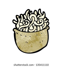 Bowl Noodles Cartoon: เวกเตอร์สต็อก (ปลอดค่าลิขสิทธิ์) 71372008