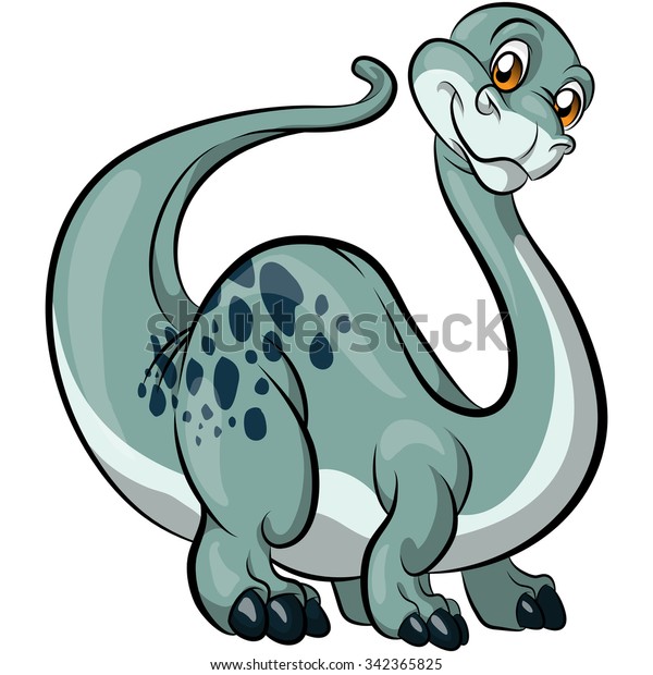 cartoon brontosaurus