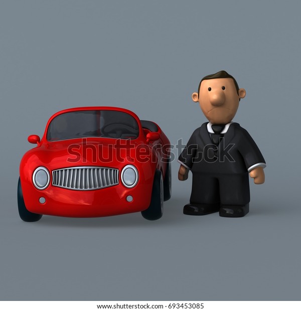 Cartoon businessman - 3D
Illustration