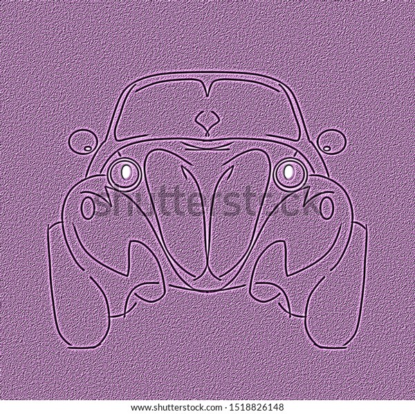 cartoon\
car pictures; lines above the background\
plane