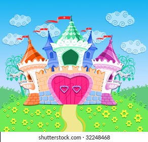 Queen Of Hearts Castle Images Stock Photos Vectors Shutterstock