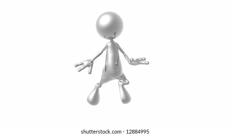 Cartoon Character Floating Stock Illustration 12884995 | Shutterstock