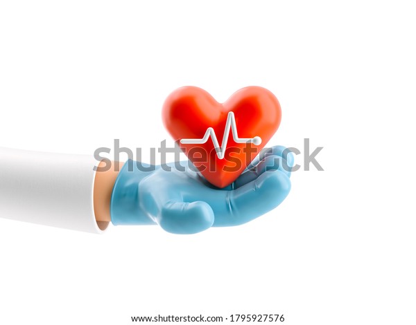 40 Medical Glove Holding Big Heart Images, Stock Photos & Vectors ...