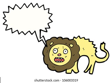 Cartoon Cowardly Lion