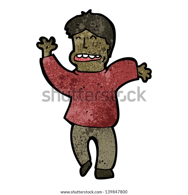 Cartoon Dancing Man Stock Illustration 139847800 | Shutterstock