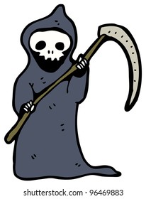 Cartoon Death Scythe Stock Illustration 96469883 | Shutterstock