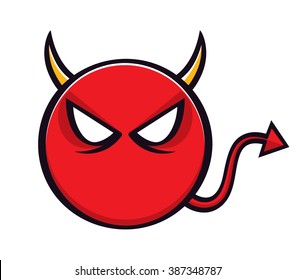 cartoon devil symbol