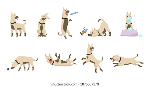 犬 走る イラスト Images Stock Photos Vectors Shutterstock