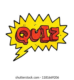 Cartoon Doodle Font Quiz Stock Illustration 1181669206 | Shutterstock