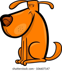 Cartoon Doodle Illustration Cute Funny Dog Stock Illustration 106607147 ...