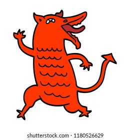 Cartoon Doodle Medieval Demon Stock Illustration 1180526629 | Shutterstock