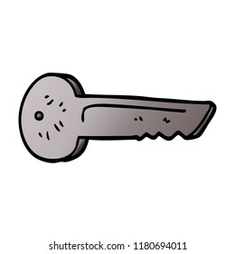 Cartoon Doodle Metal Key Stock Illustration 1180694011 