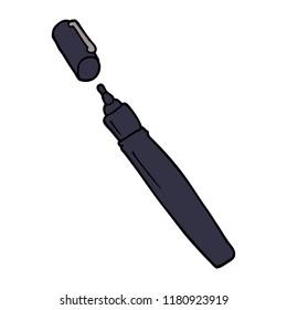 cartoon doodle of a permanent marker - Shutterstock ID 1180923919
