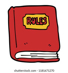 Cartoon Doodle Rule Book