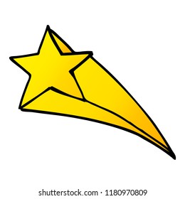 Cartoon Doodle Shooting Star Stock Vector (Royalty Free) 1172699158 ...