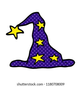 Cartoon Doodle Wizard Hat Stock Vector (Royalty Free) 1175417776
