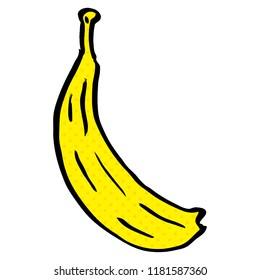 Cartoon Doodle Yellow Banana Stock Illustration 1181587360 | Shutterstock