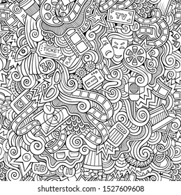 Coloring Page Doodle Abstract Style Vector Stock Vector (Royalty Free ...