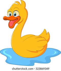 Cartoon Duck Stock Illustration 323869349 | Shutterstock