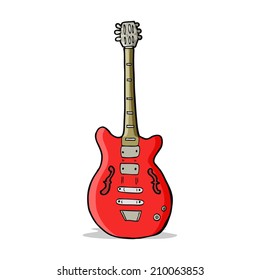 Cartoon Electric Guitar Stock Vector (Royalty Free) 198517112