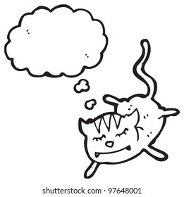 Cartoon Falling Cat Stock Illustration 97648001