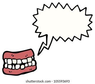 Cartoon False Teeth