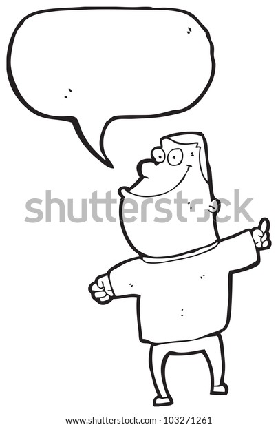 Dicker mann cartoon