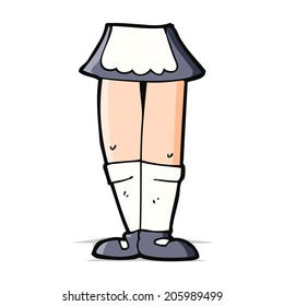 Cartoon Female Legs Stock Illustration 205989499 | Shutterstock