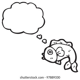 Cartoon Fish Thought Bubble Stock Illustration 97889330 | Shutterstock
