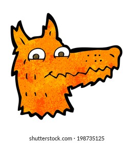 Cartoon Fox Head Stock Illustration 198735125 | Shutterstock