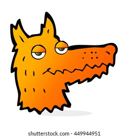 Cartoon Fox Head Stock Illustration 449944951 | Shutterstock