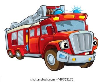 Cartoon Fire Truck Images, Stock Photos & Vectors | Shutterstock