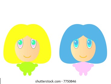 Similar Images, Stock Photos & Vectors of cartoon girl with orange hair