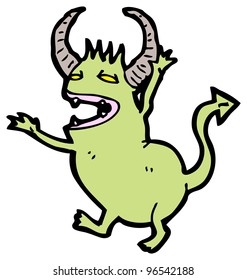 Cartoon Green Devil Stock Illustration 96542188 | Shutterstock