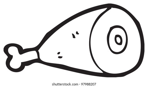 cartoon ham