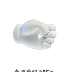 Cartoon Hands Set - - Hand Grip Gesture 3d Rendering