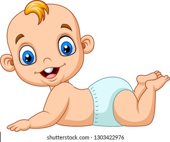 Creeping Baby Stock Illustrations, Images & Vectors | Shutterstock