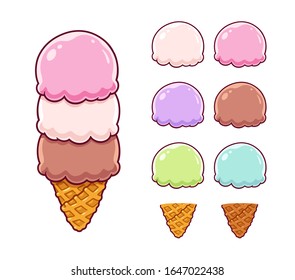 401 Neapolitan ice cream colors Images, Stock Photos & Vectors ...