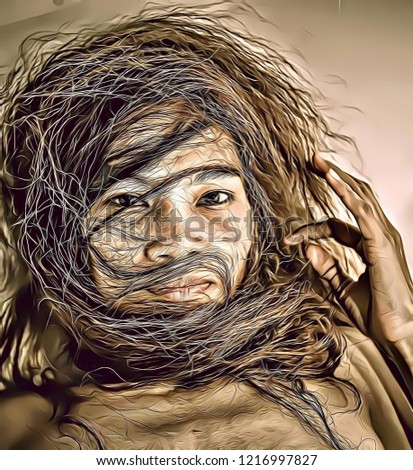 wild hairy woman Wild hairy woman