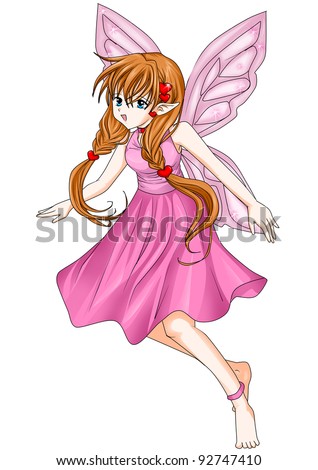 Cartoon Illustration Pixie Stock Illustration 92747410 - Shutterstock