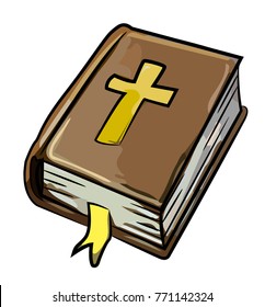 simple cartoon picture of a bible