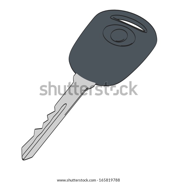 cartoon image of car\
key