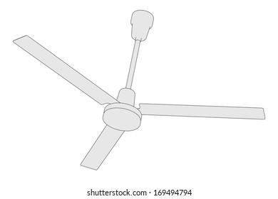 Cartoon Image Of Ceiling Fan