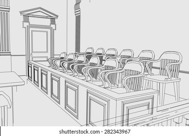 Courtroom Cartoons Images Stock Photos Vectors Shutterstock