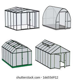 Cartoon Image Of Greenhouse Building