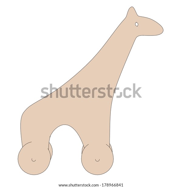 cartoon image of wooden\
toy