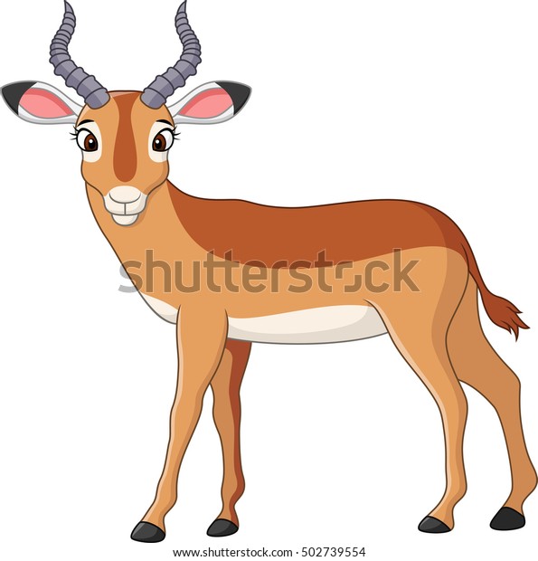 Cartoon Impala Stock Illustration 502739554